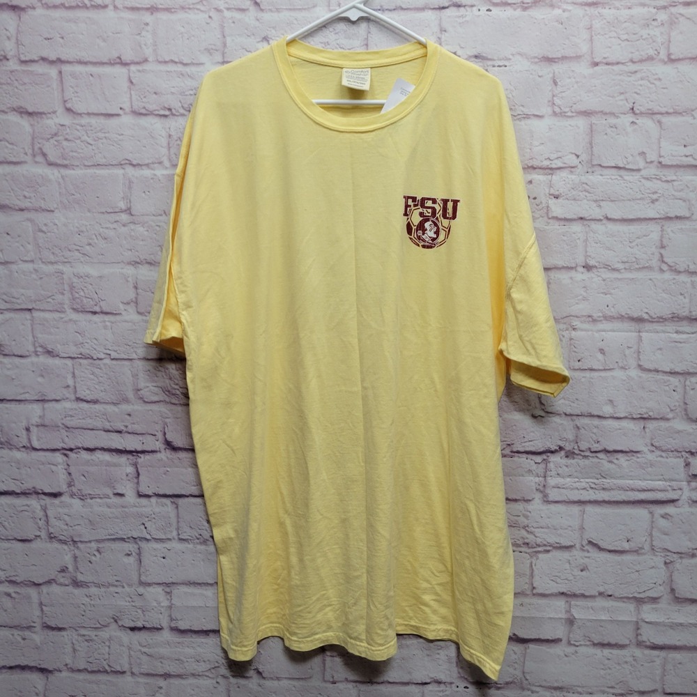 NEW FSU Seminoles Cotton Graphic T-Shirt 3XL Collegecore‎ Retro Sportswear